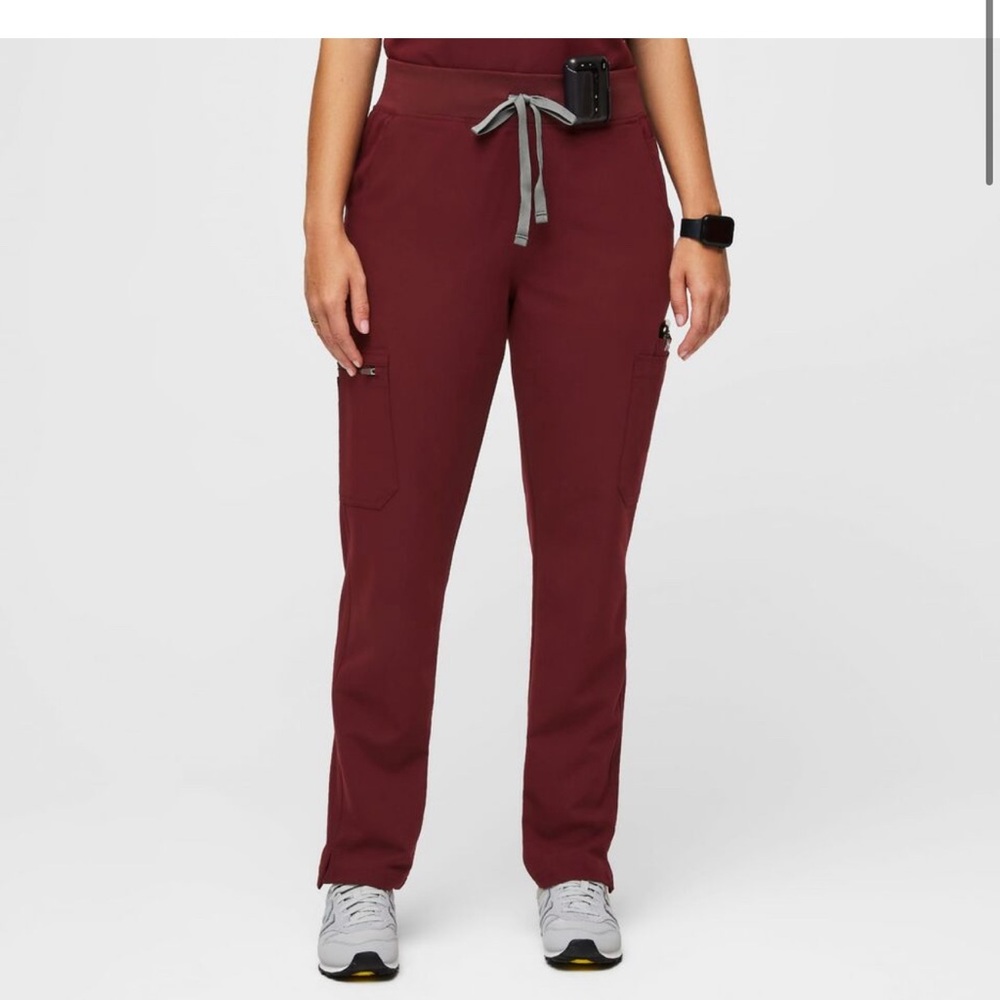 High Waisted Yola Skinny Scrub Pants
